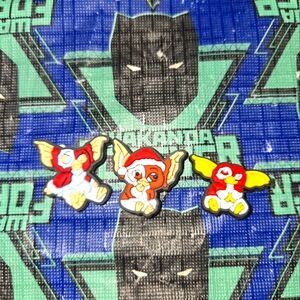 Set of 3 Gremlin Gizmo Shoe charms